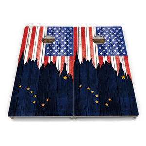 State Flag Cornhole Boards – AL–GA – Tournament Series