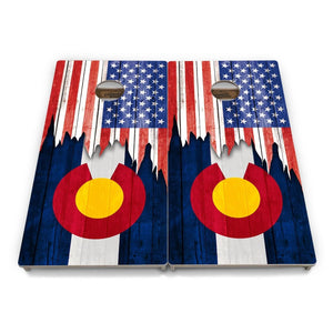 State Flag Cornhole Boards – AL–GA – Tournament Series