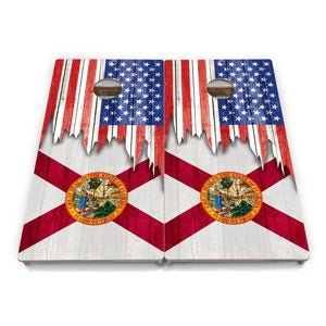 State Flag Cornhole Boards – AL–GA – Tournament Series