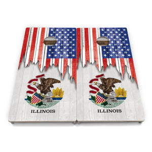 State Flag Cornhole Boards – HI–MD – Tournament Series