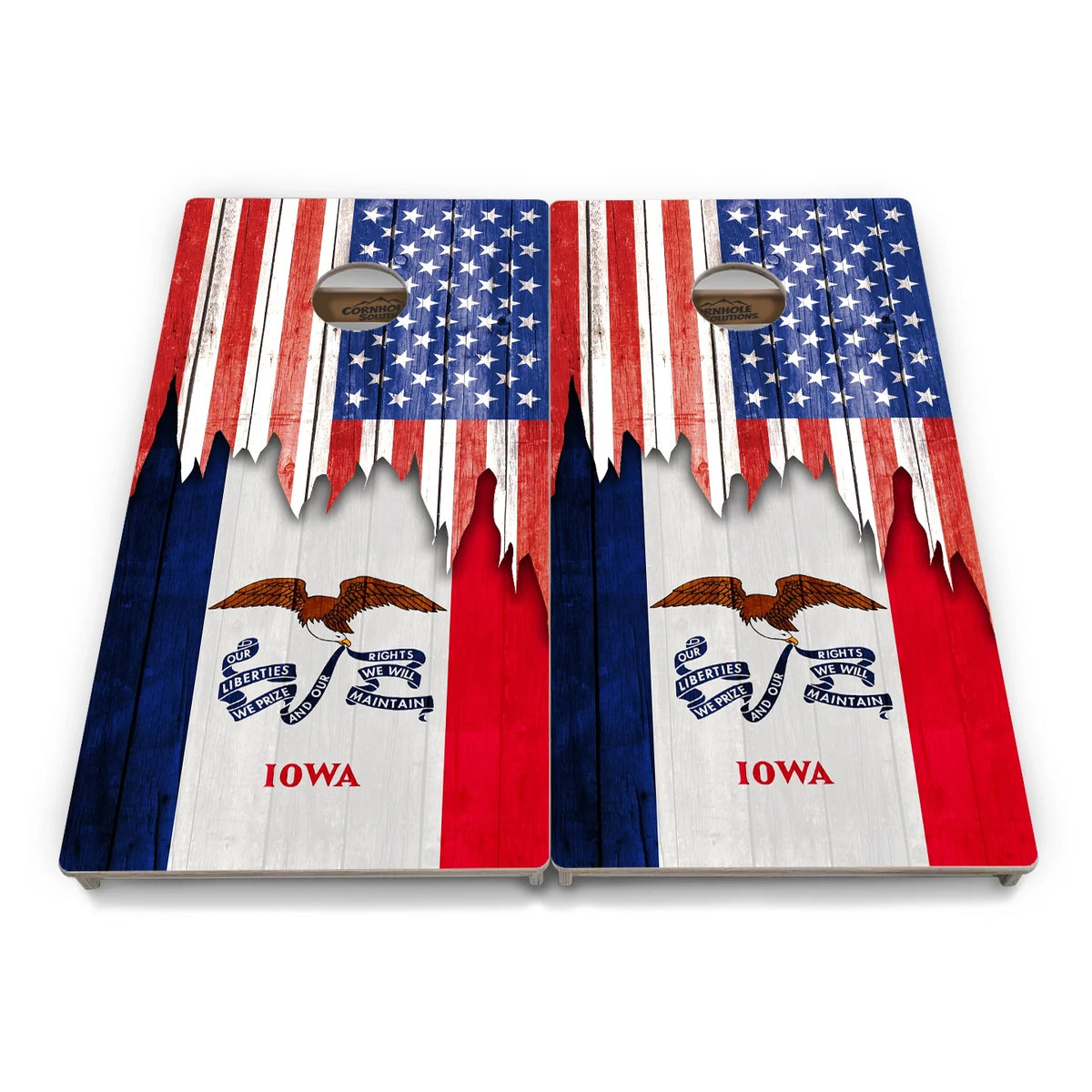 State Flag Cornhole Boards – HI–MD – Tournament Series