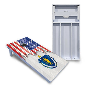 State Flag Designs Massachusetts to New Jersey Cornhole Boards - All Weather Series