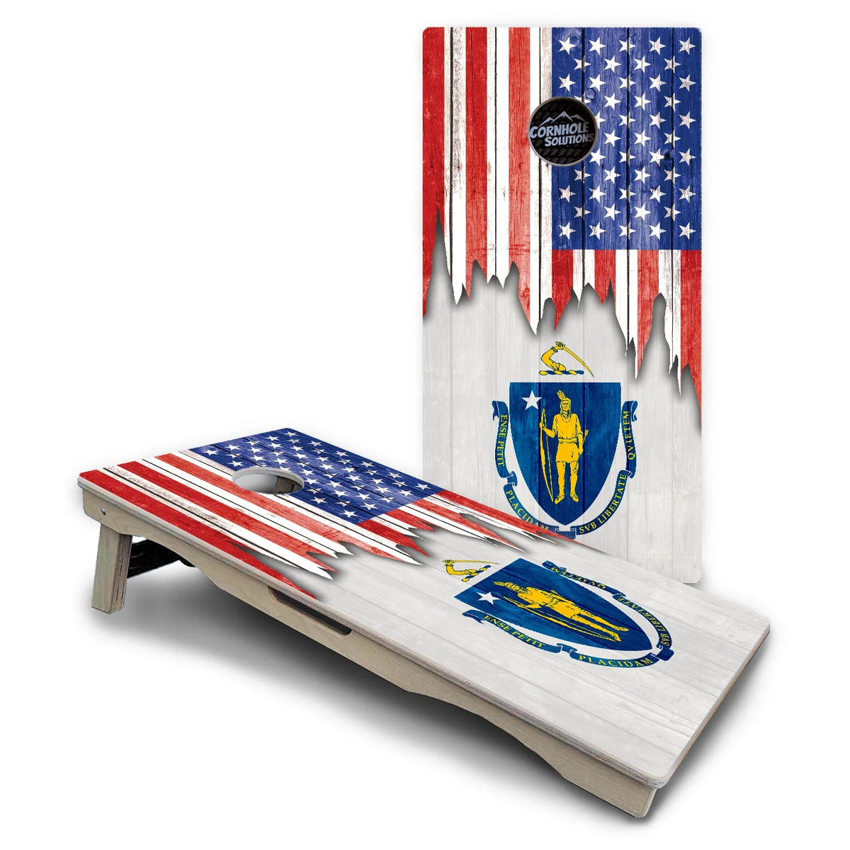 State Flag Cornhole Boards – MA to NJ – Pro Lite or Pro Elite