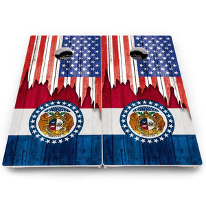 State Flag Cornhole Boards – MA to NJ – Pro Lite or Pro Elite