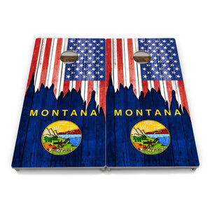 State Flag Cornhole Boards – MA–NJ – Tournament Series