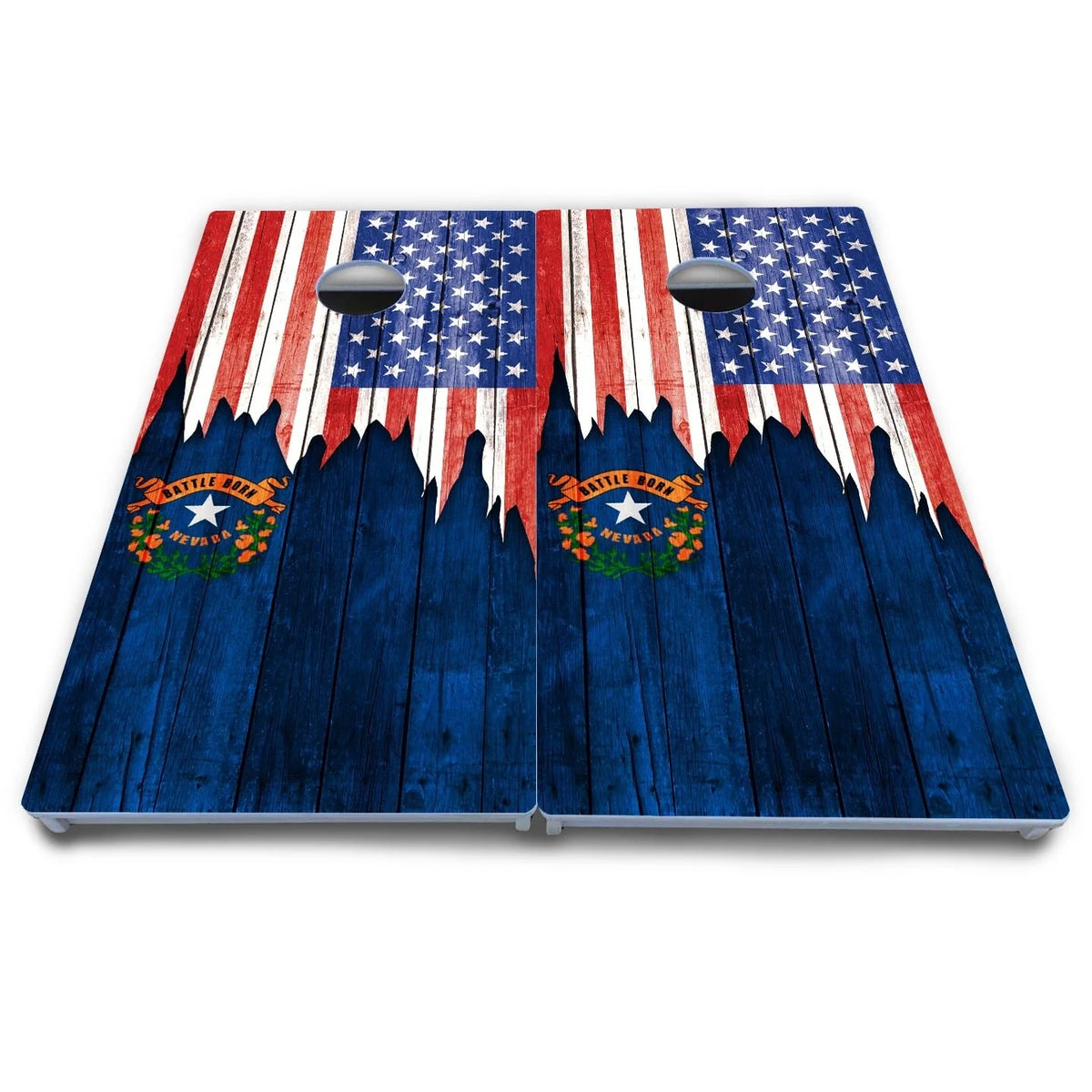 State Flag Designs Massachusetts to New Jersey Cornhole Boards - All Weather Series