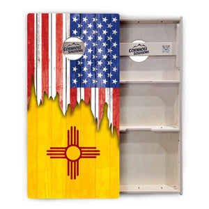 State Flag Cornhole Boards – NM–SC – Tournament Series