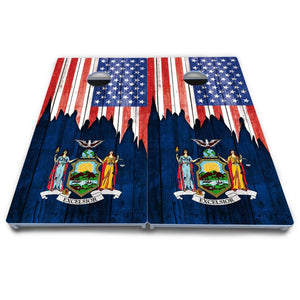 State Flag Designs New Mexico to South Carolina Cornhole Boards - All Weather Series