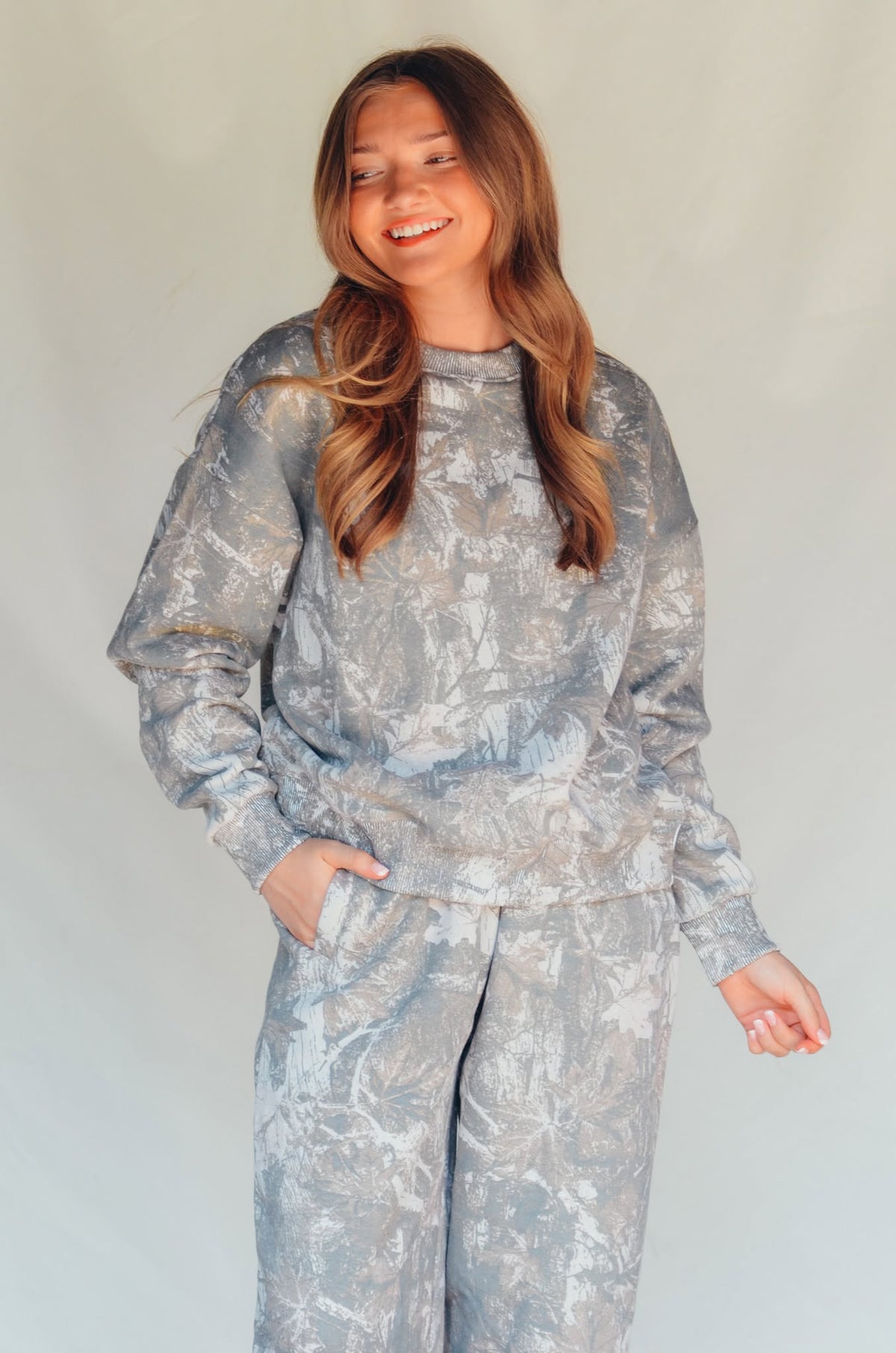 PREORDER ITEM (Estimated ship date 11/10) Vintage Camo Crew Sweatshirt