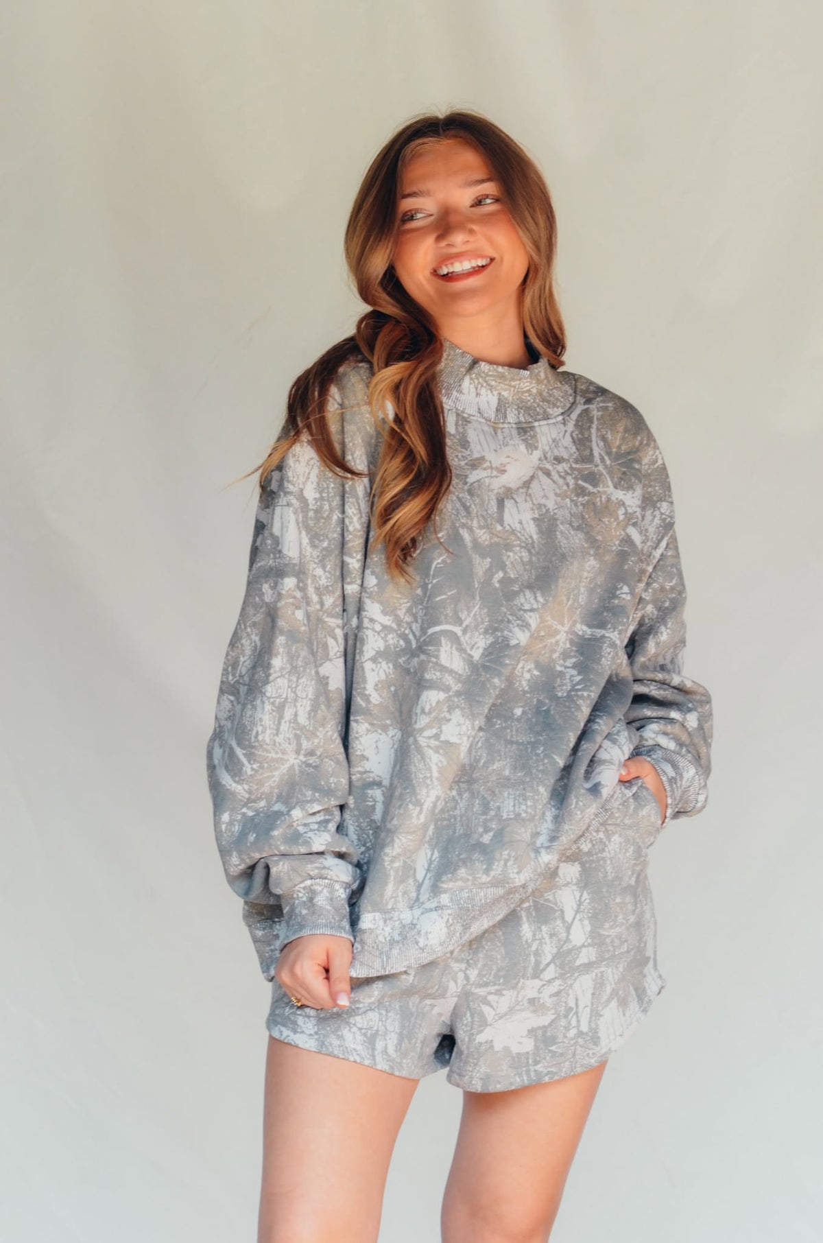 PREORDER ITEM (Estimated ship date 11/10) Vintage Camo Crew Sweatshirt