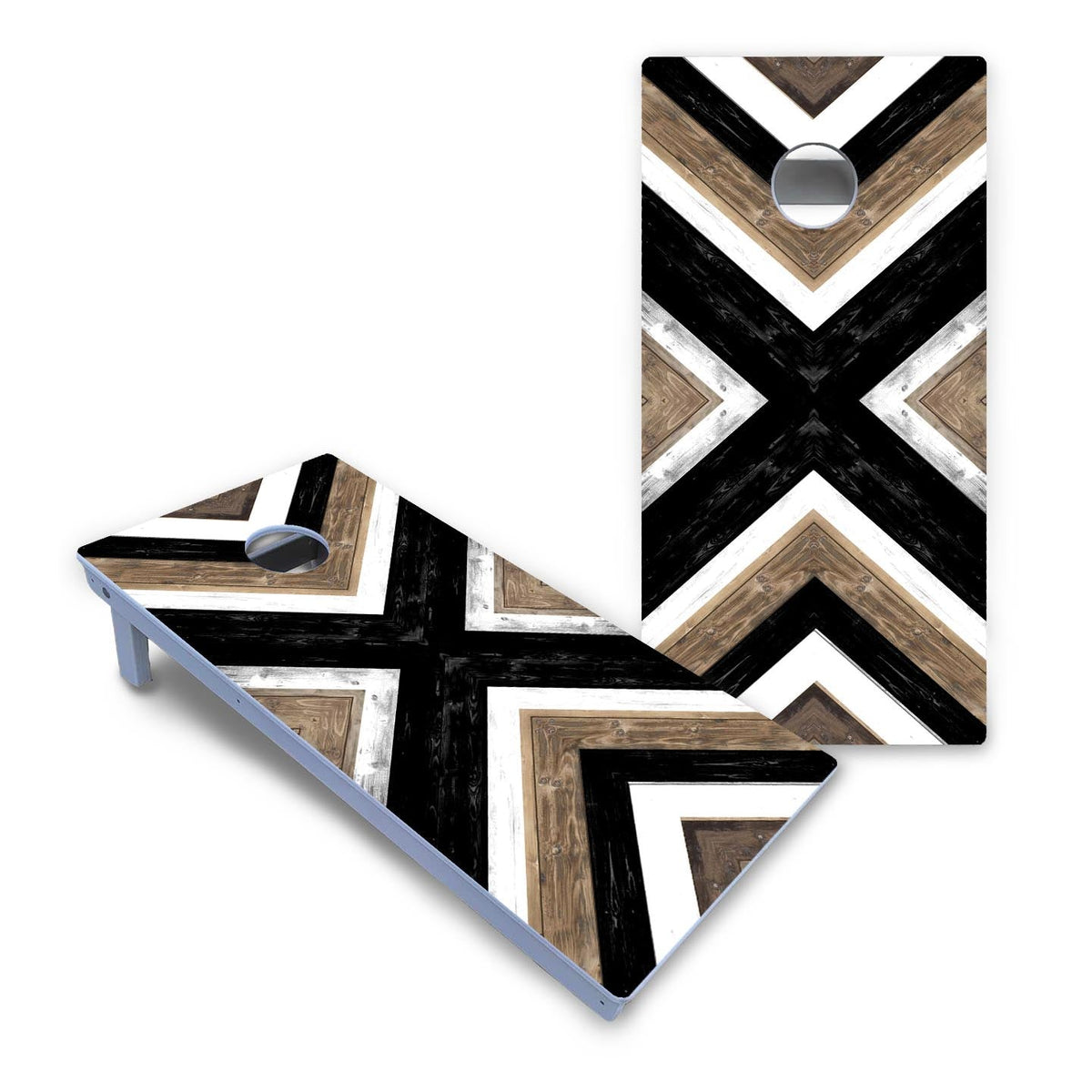 X Pattern Cornhole Boards - All Weather Series
