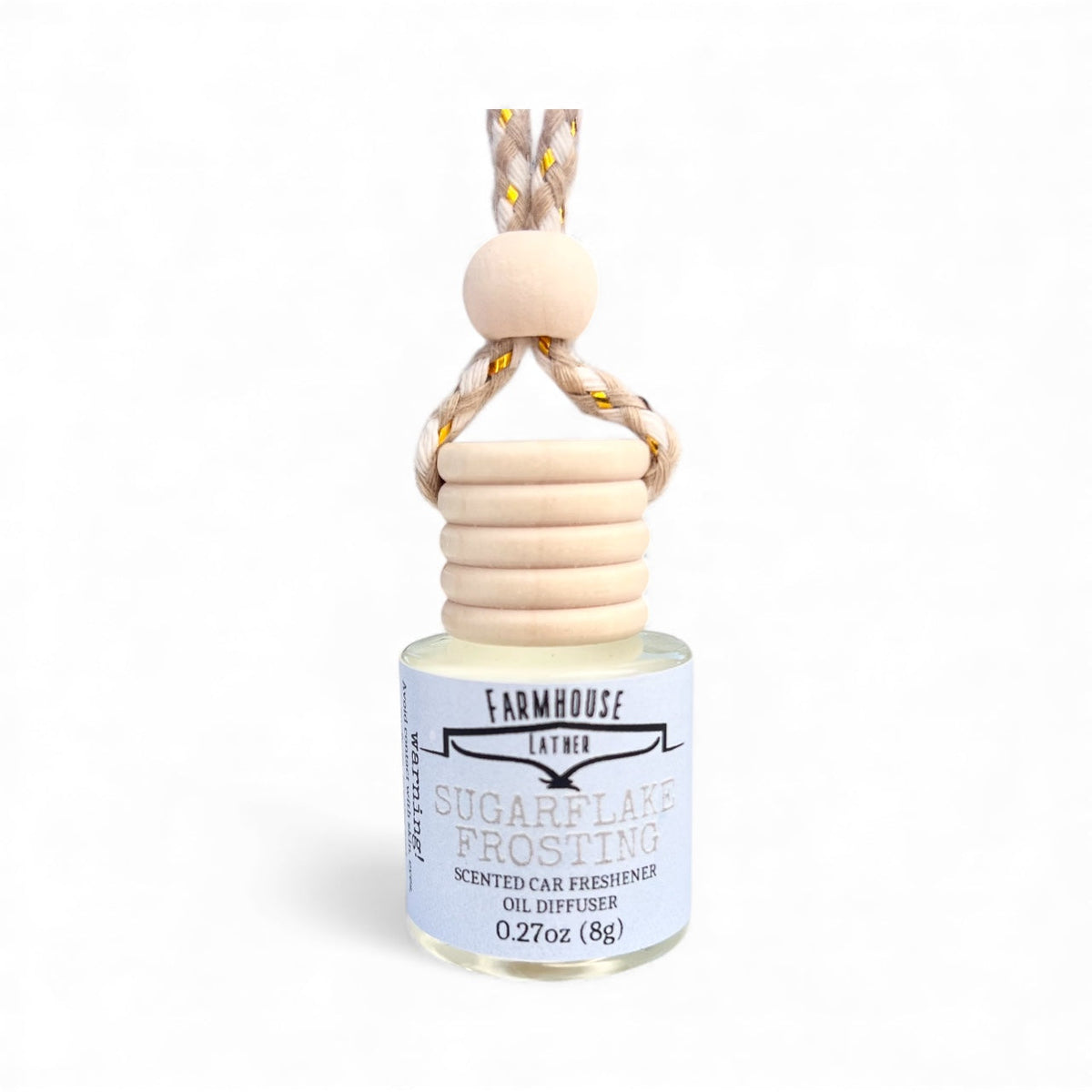 Sugarflake Frosting car diffuser by Farmhouse Lather