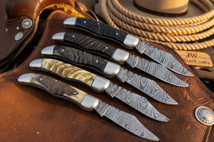 Trailfold Stag Pocket Knife Set product detail, view 2