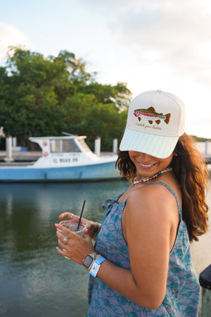 Catch You Later - Green Stripe Hat