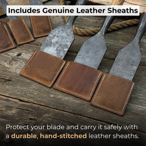 7-Piece Long Timber Framing Chisel Set