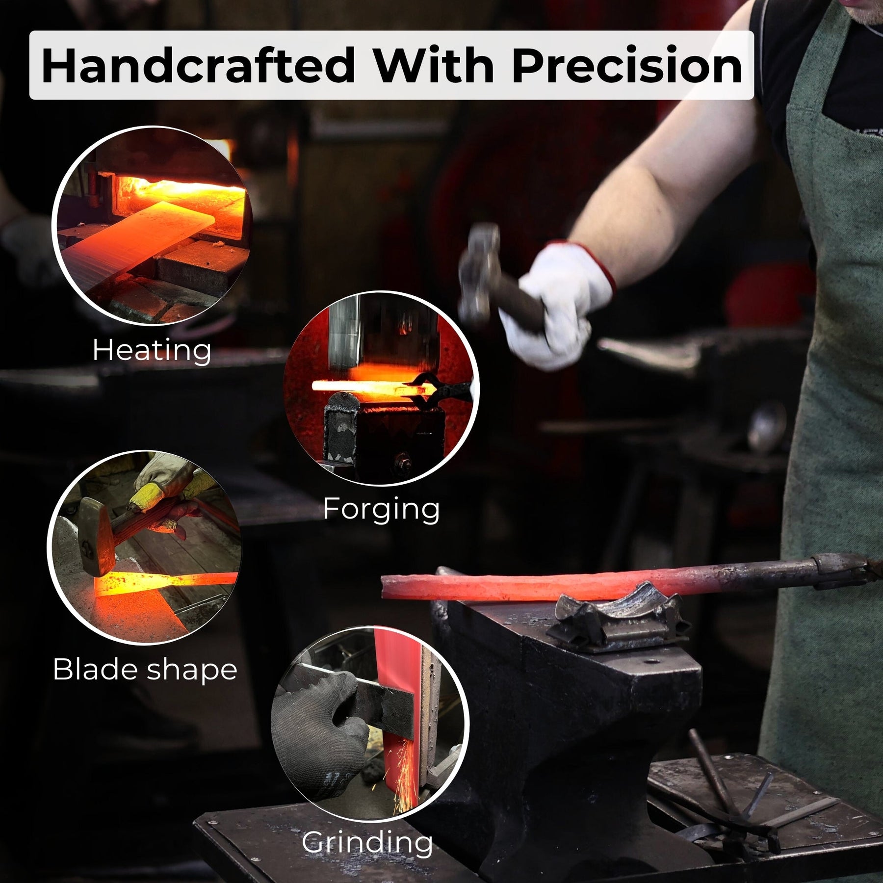 7-Piece Long Timber Framing Chisel Set