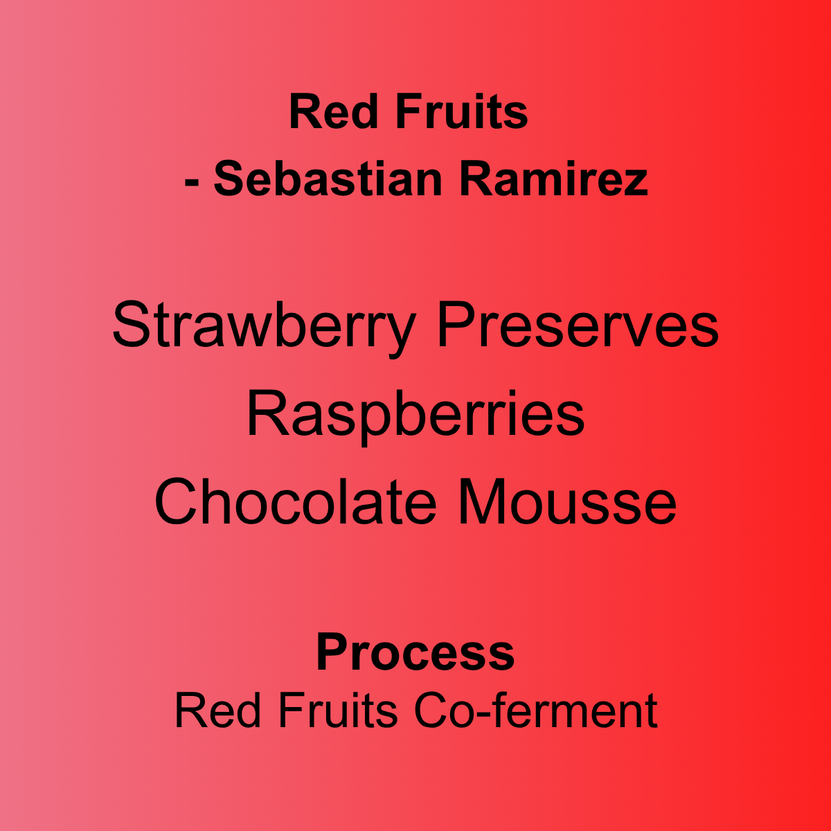 Haiku Brew Red Fruits Caturra coffee by Sebastián Ramírez