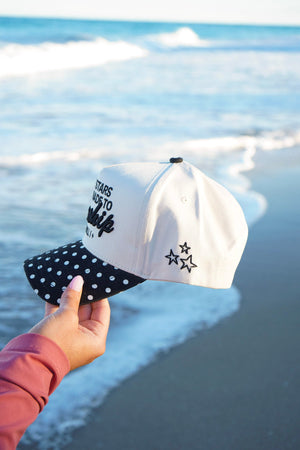 Stars Were Made to Worship - Black Polka Dot Trucker Hat