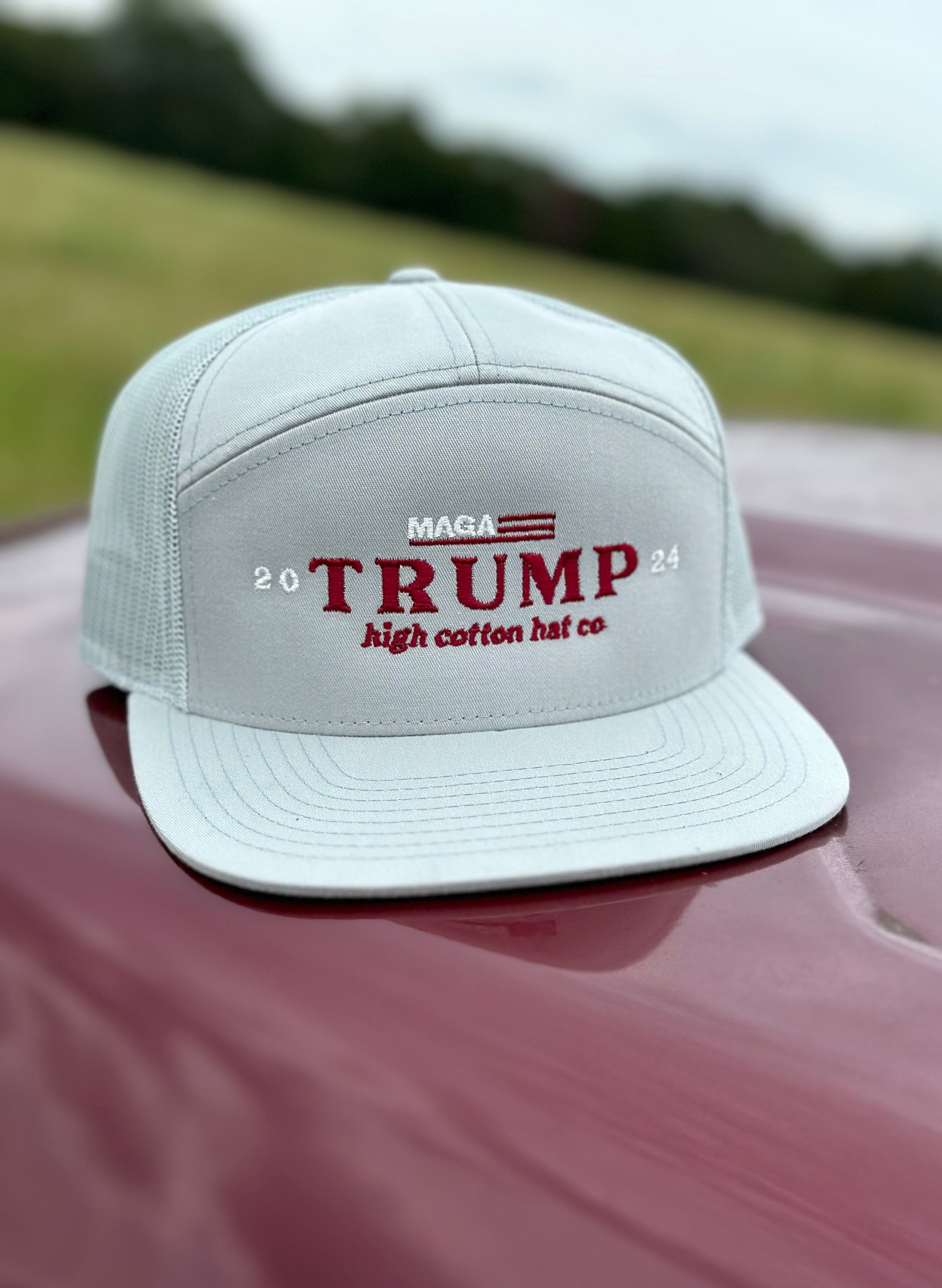 Alternate view of MAGA Trump 7-Panel Hat by High Cotton Hat Co