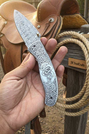 Obsidian Mosaic Folder Knife product detail, view 8