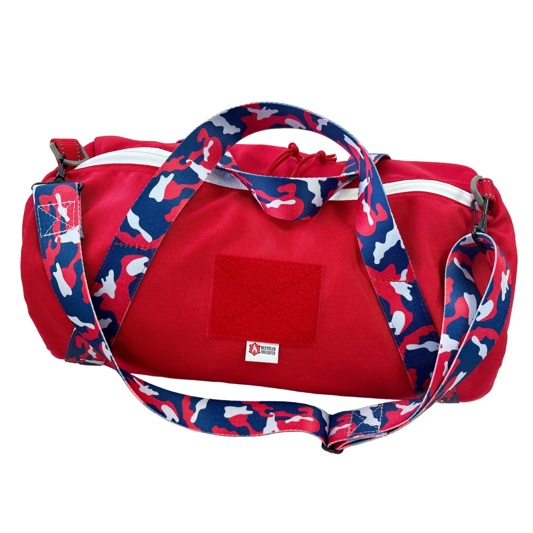 Barrel Duffle Bag 1000D by Recycled Firefighter, handmade leather goods detail photo 21