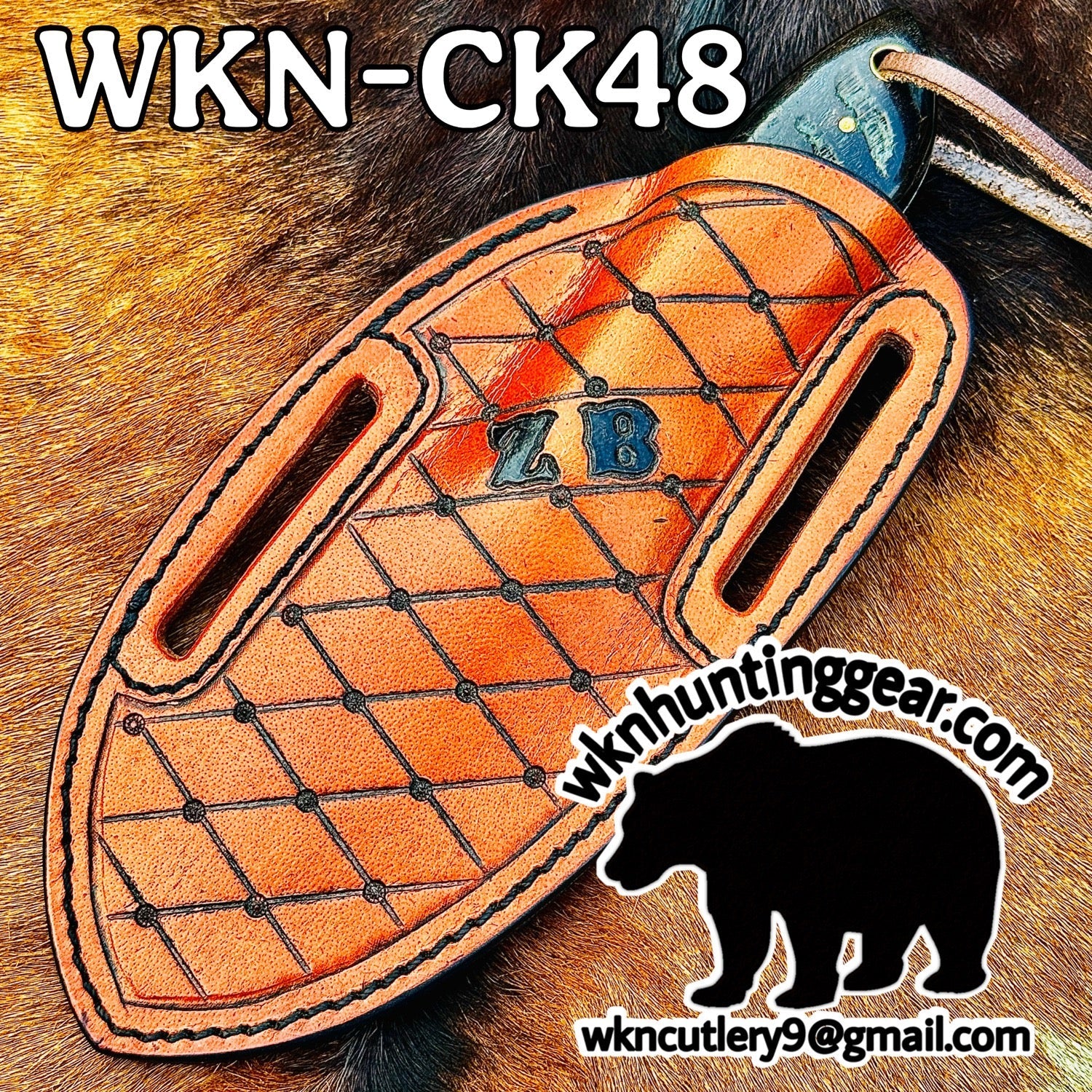 File-Work Spine Drop Point Hunter Knife product detail, view 4