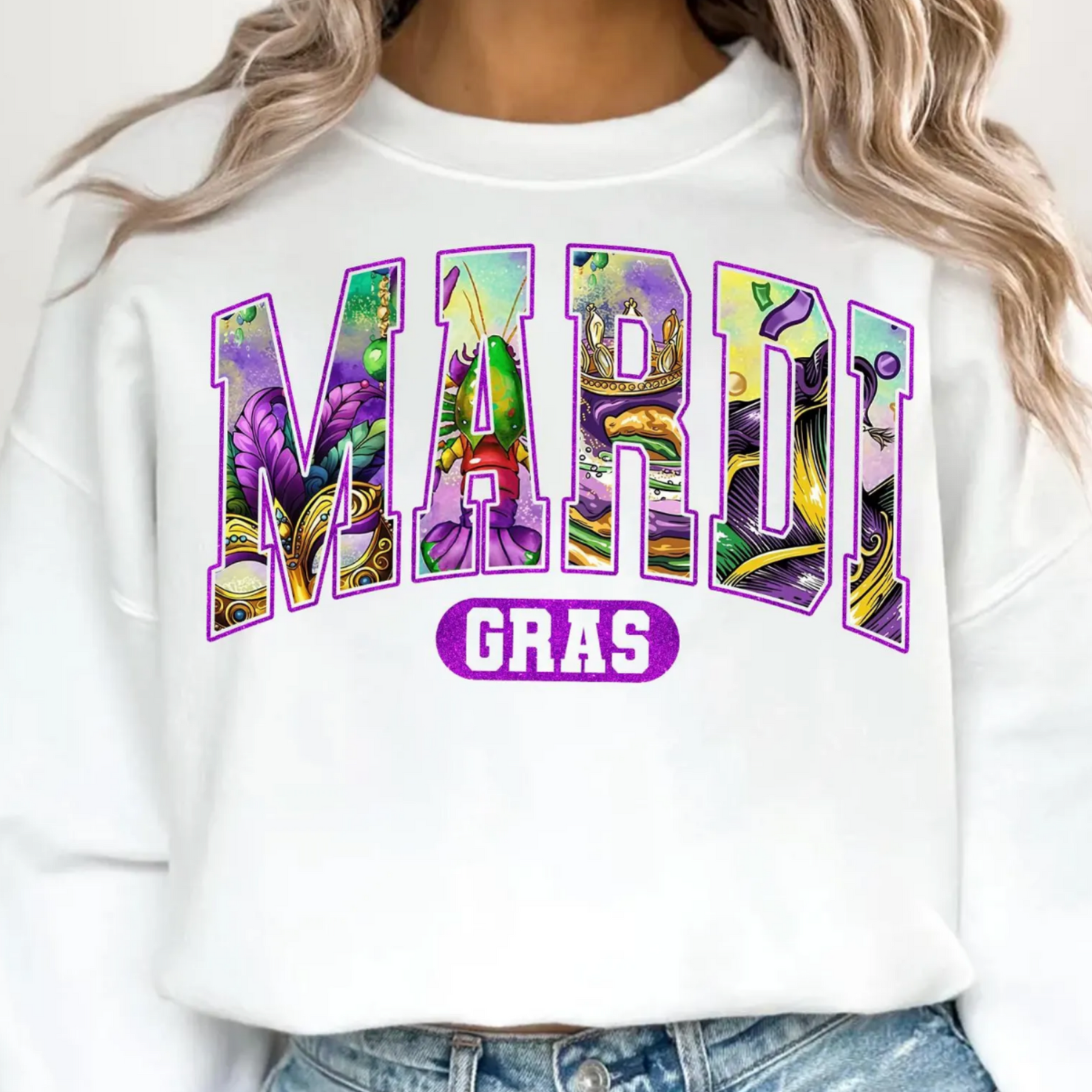 Cute Mardi Gras - Mardi Gras Shirt or Crewneck