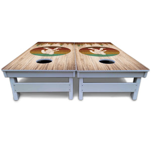 Bigfoot Circle Cornhole Boards - All Weather Series