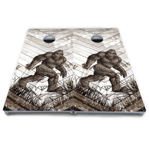 Bigfoot Whitewash Cornhole Boards - All Weather Series