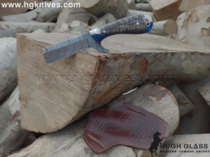 Blue Pine Cone Bull Cutter Knife for Working Cowboys and Collectors