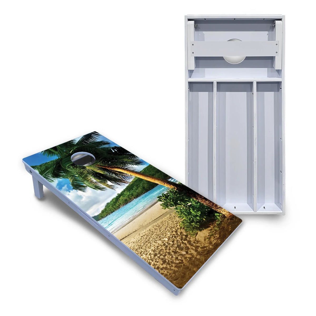 Tropical Hideaway Cornhole Boards - All Weather Series