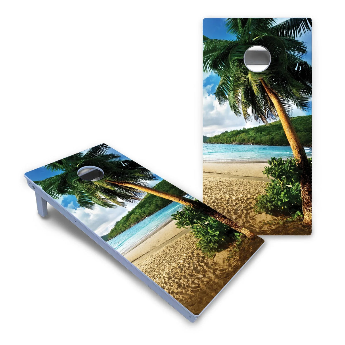 Tropical Hideaway Cornhole Boards - All Weather Series