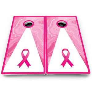 Cancer Awareness Cornhole Boards – Pro Lite or Pro Elite