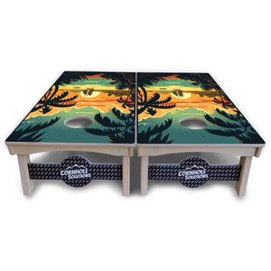 Beach Sunset Cornhole Boards – Pro Lite or Pro Elite