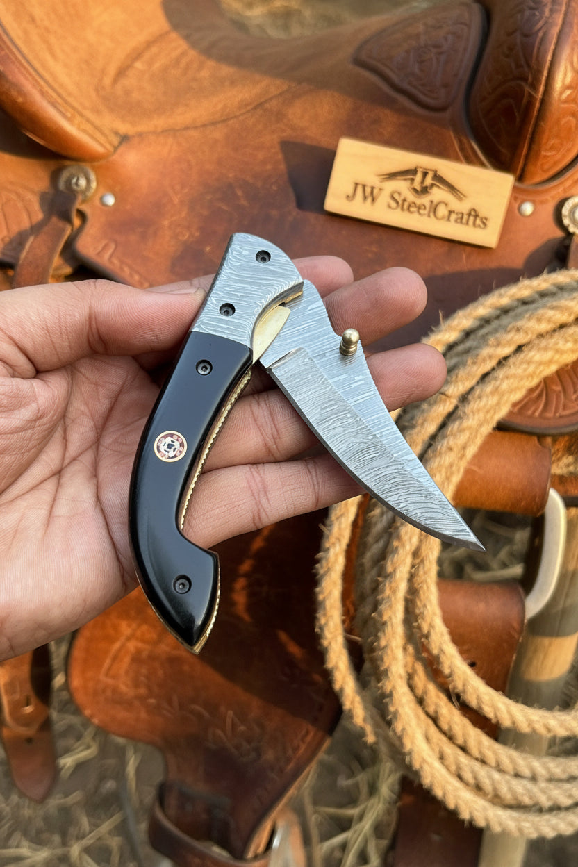Darkridge Talon Folder Knife by JW SteelCrafts