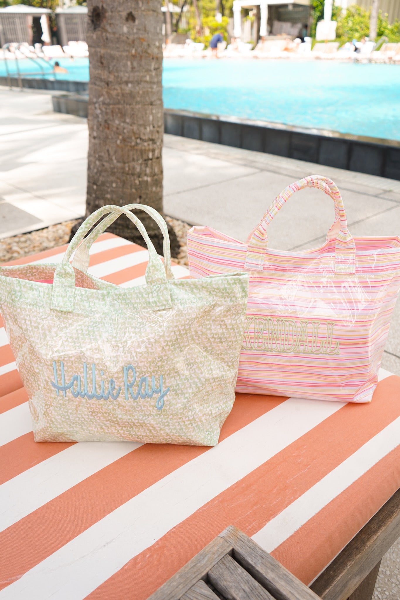 Cabana Clear Coat Tote