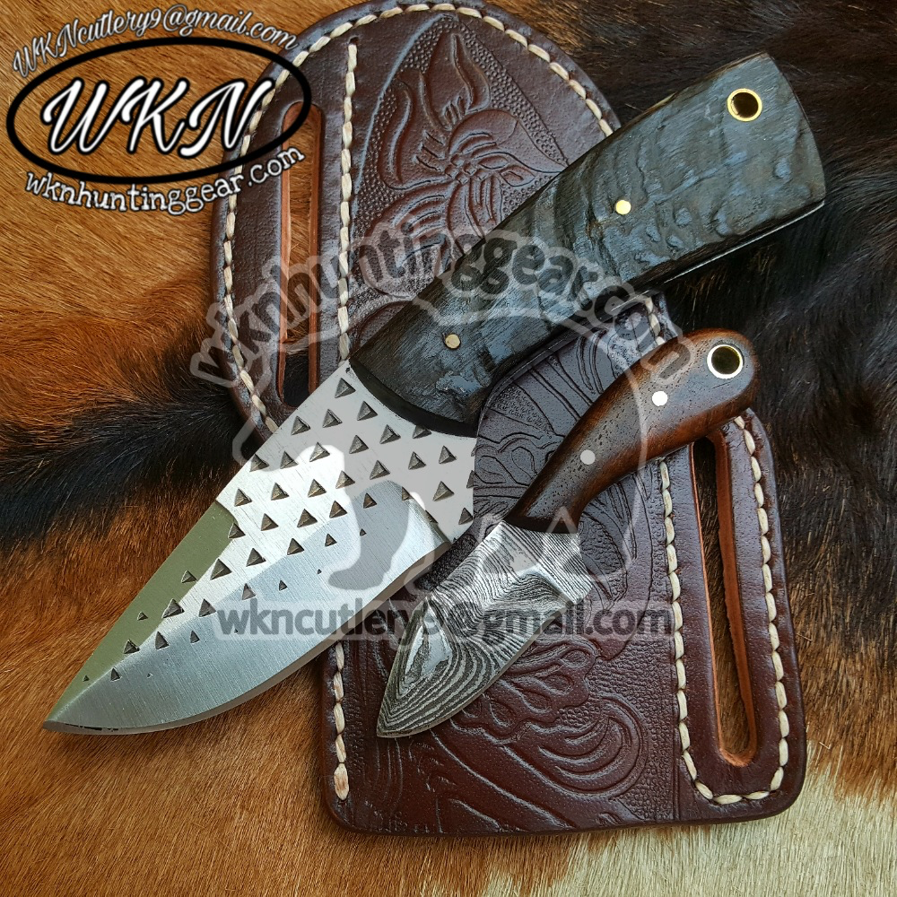 Horse Rasp Cowboy Knife & Skinner Set by Divine Knives