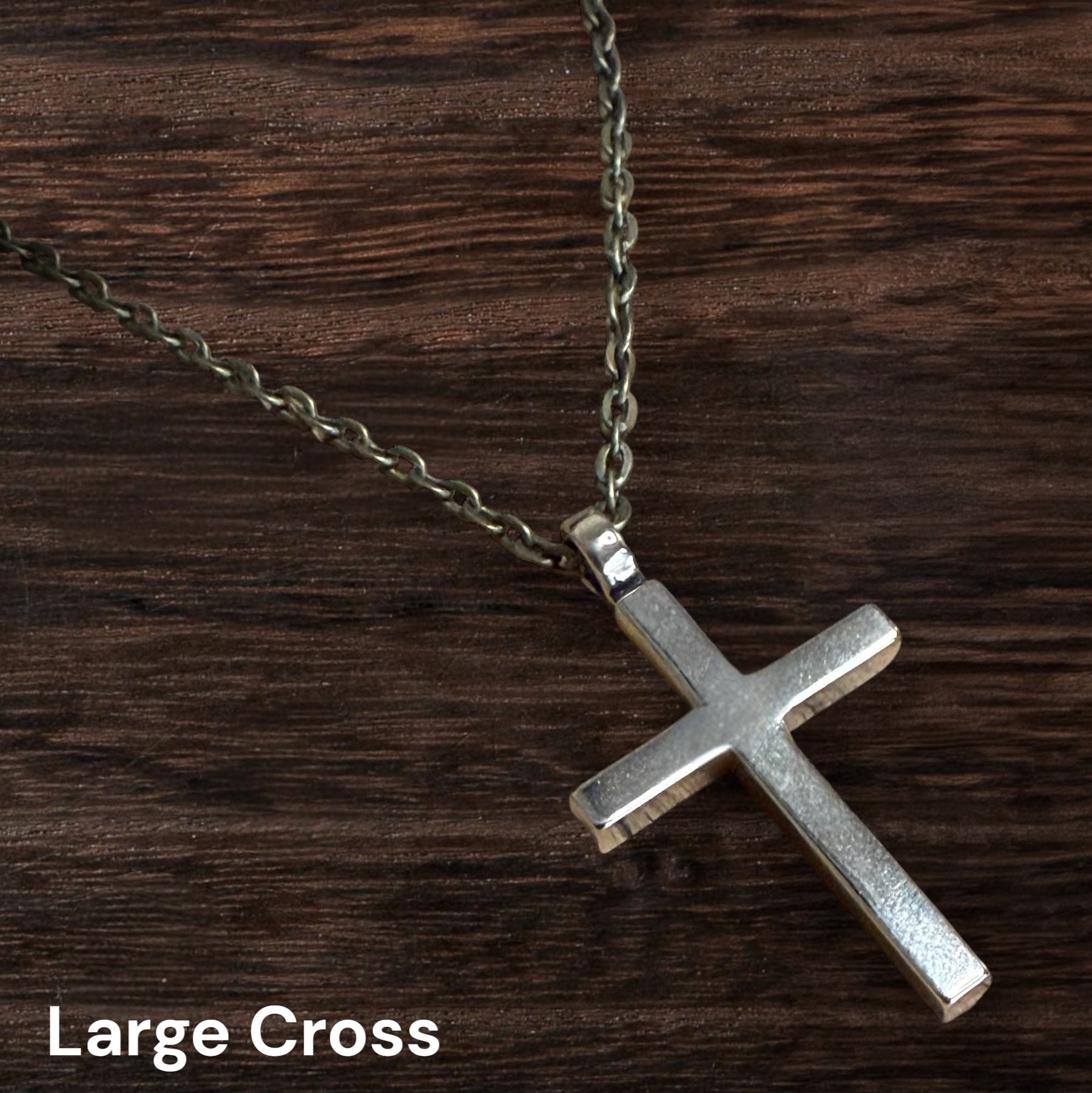FAITH Classic Cross Necklace - Bronze by Forged By Fire — view 5 of 8