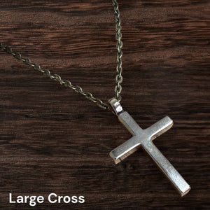 FAITH Classic Cross Necklace - Bronze by Forged By Fire — view 5 of 8