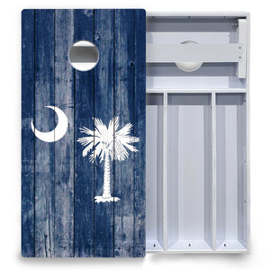South Carolina Flag Cornhole Boards - All Weather Series