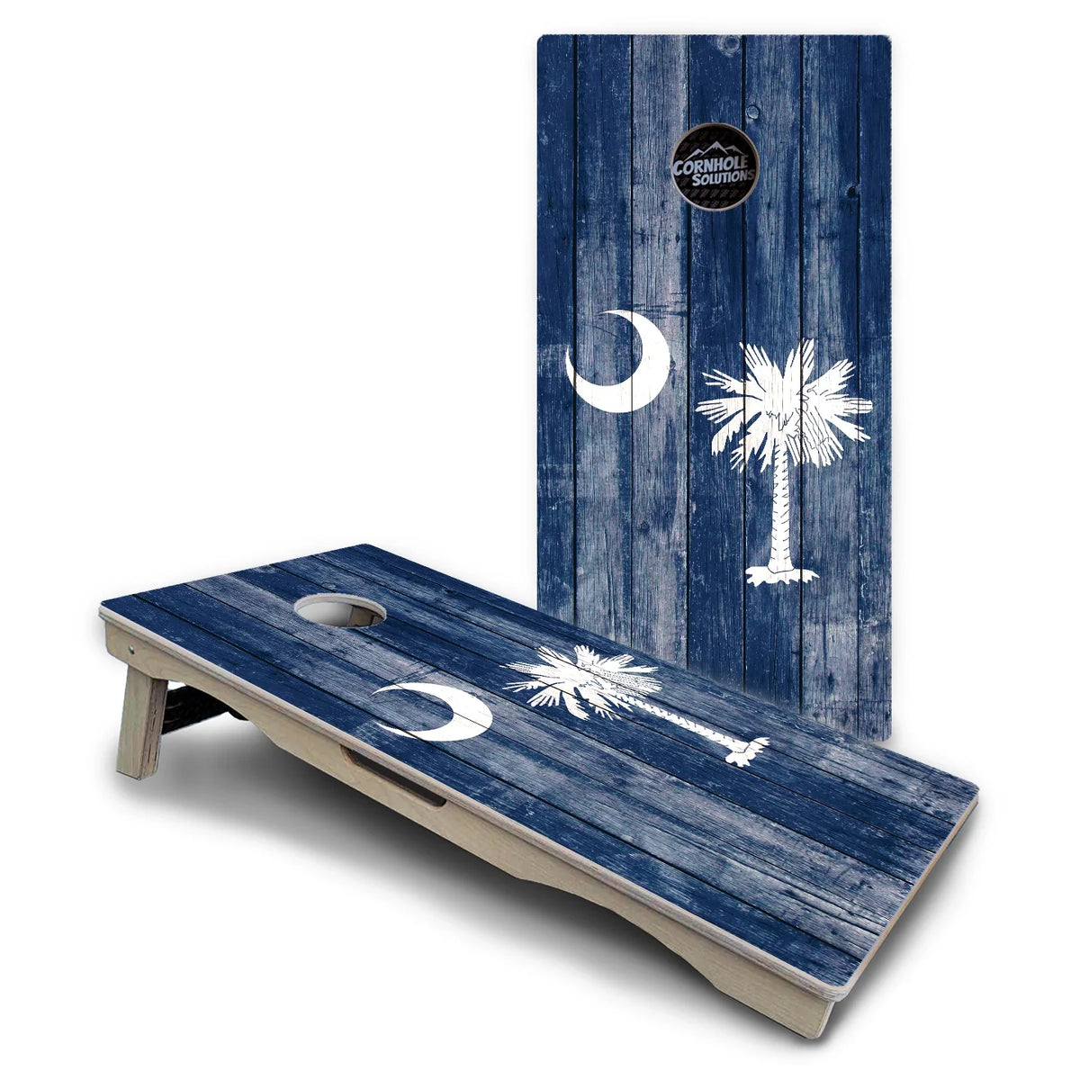 South Carolina Palmetto Cornhole Boards - Pro Solution Lite Series