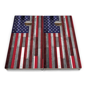 Plank Flag Collection Cornhole Boards – Tournament Series
