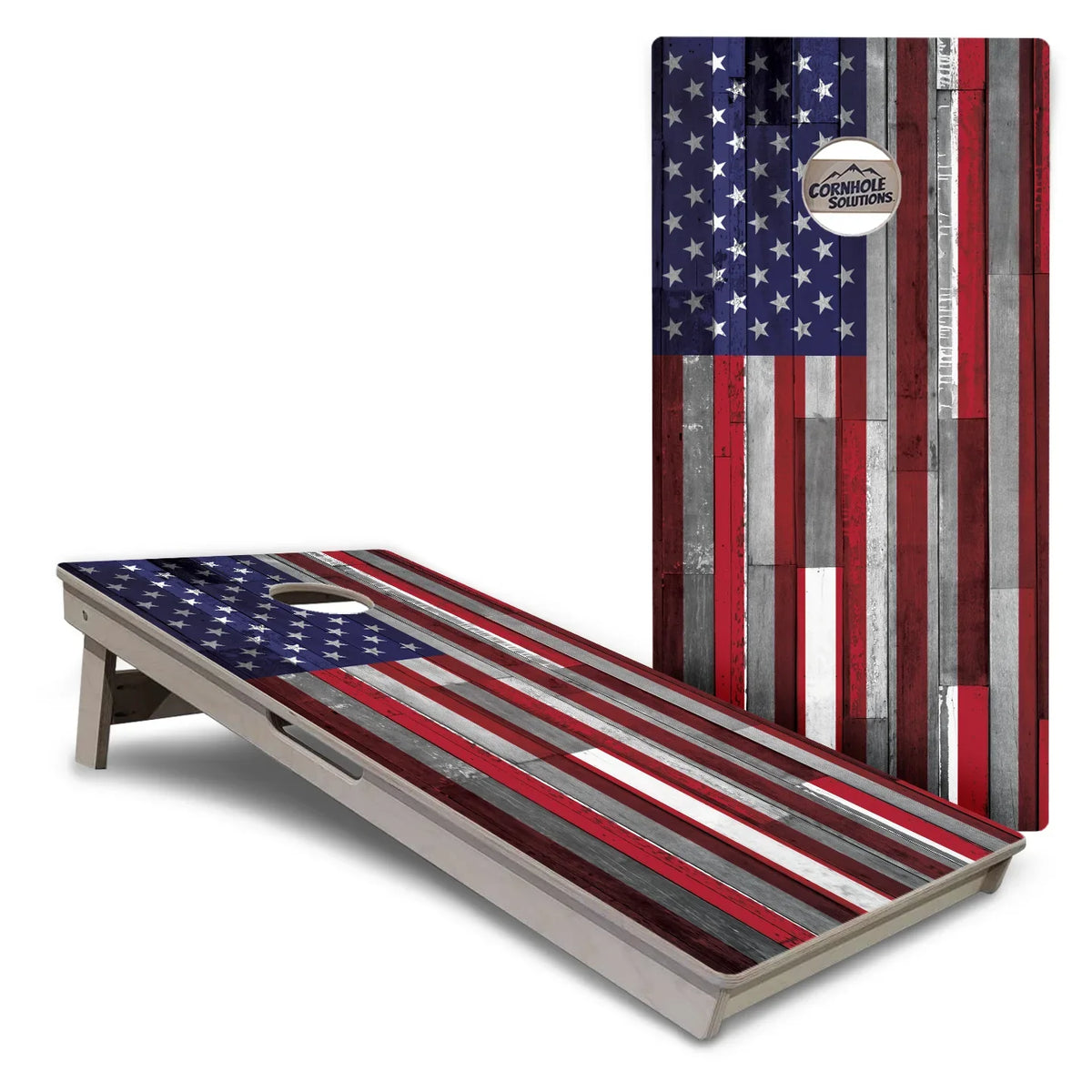 Plank Flag Collection Cornhole Boards – Tournament Series