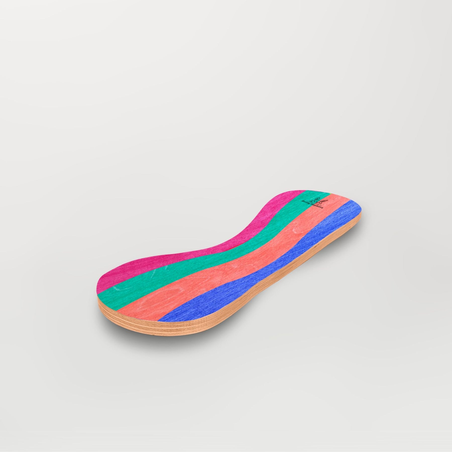 Spinzee Board by Bunny Hopkins, handcrafted wooden activity toy product and lifestyle photo 17