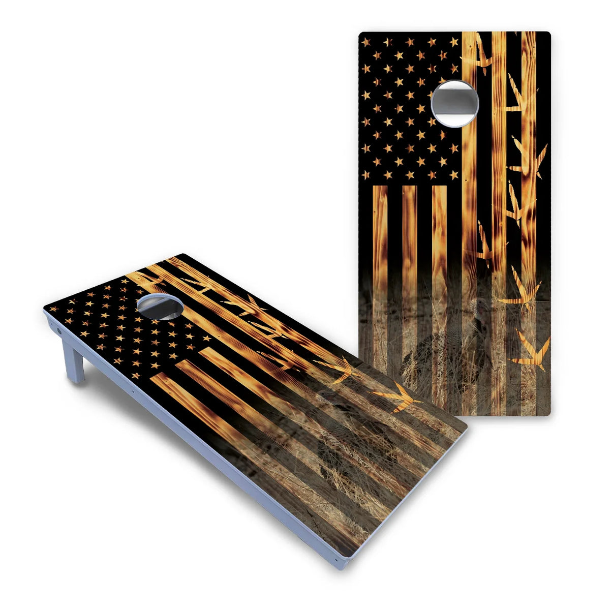 Hidden Turkey Cornhole Boards - All Weather Series