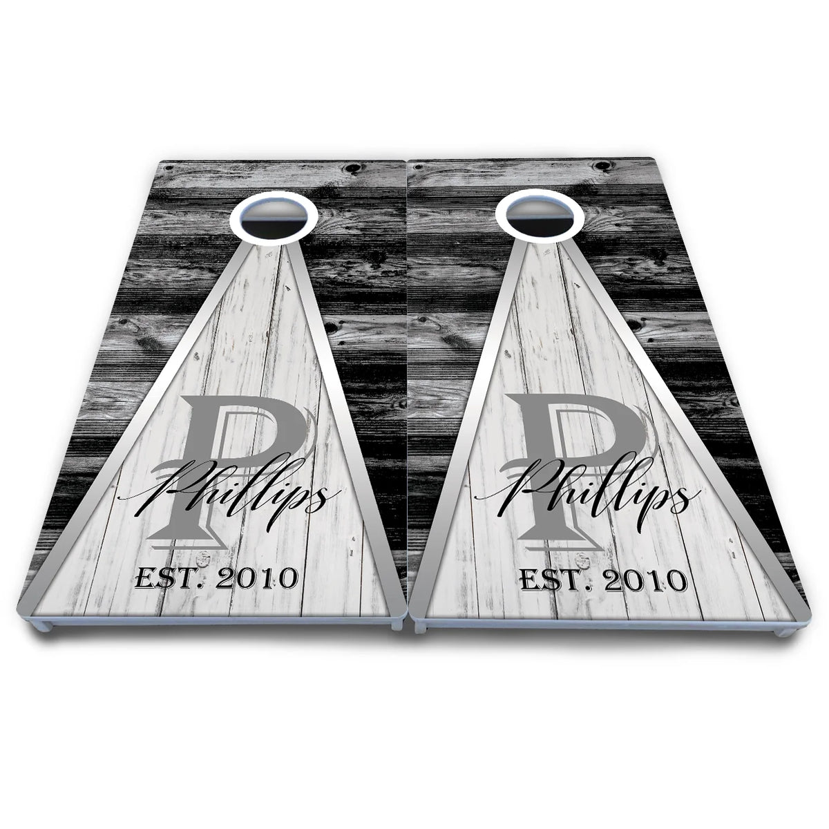 Wedding Triangle Cornhole Boards - All Weather Series