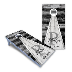 Wedding Triangle Cornhole Boards - All Weather Series