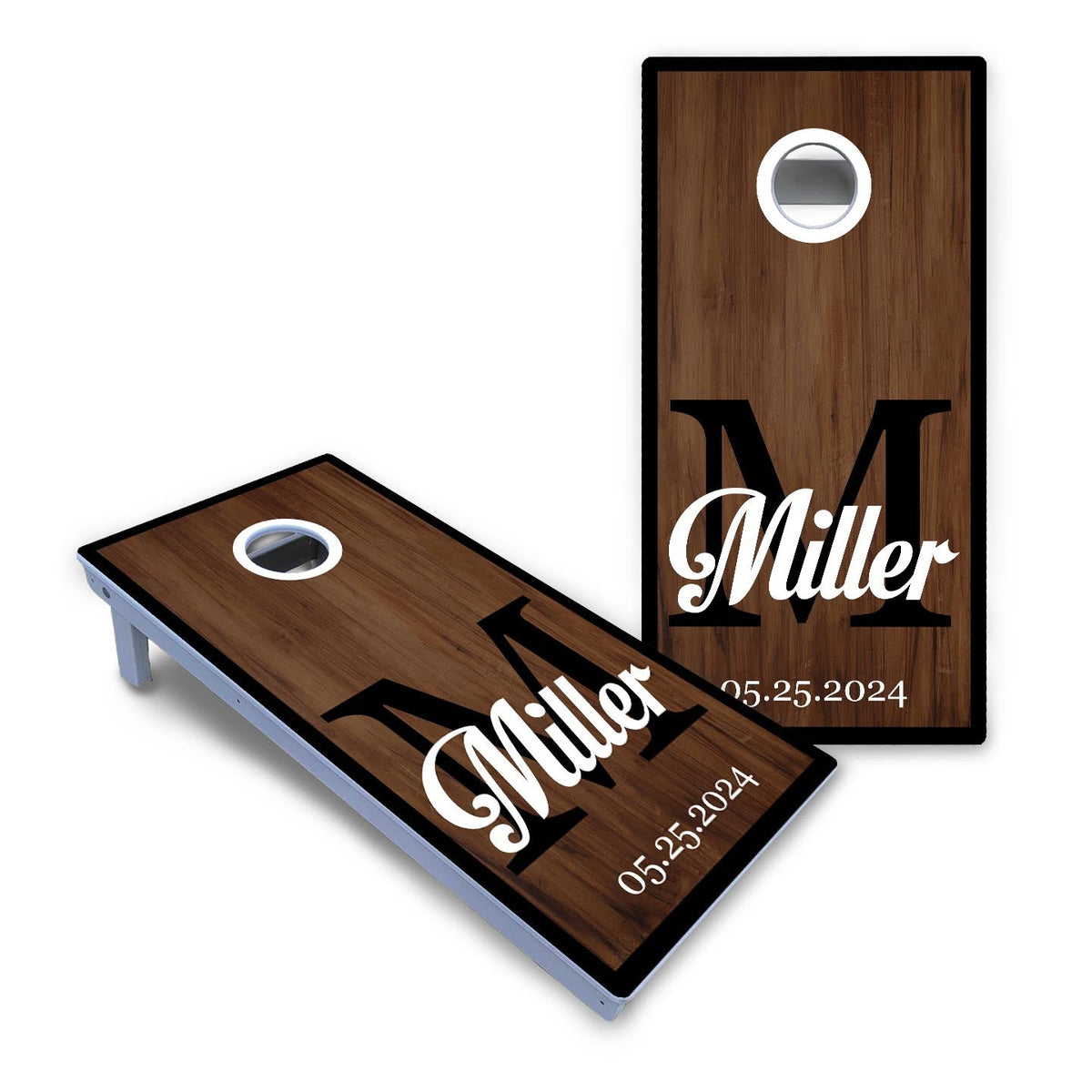 Wedding Letter Name Cornhole Boards - All Weather Series