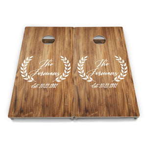 Family Laurel Cornhole Boards – Tournament Series