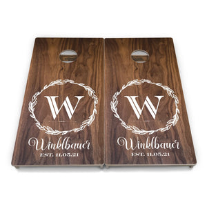 Wreath Cornhole Boards – Tournament Series